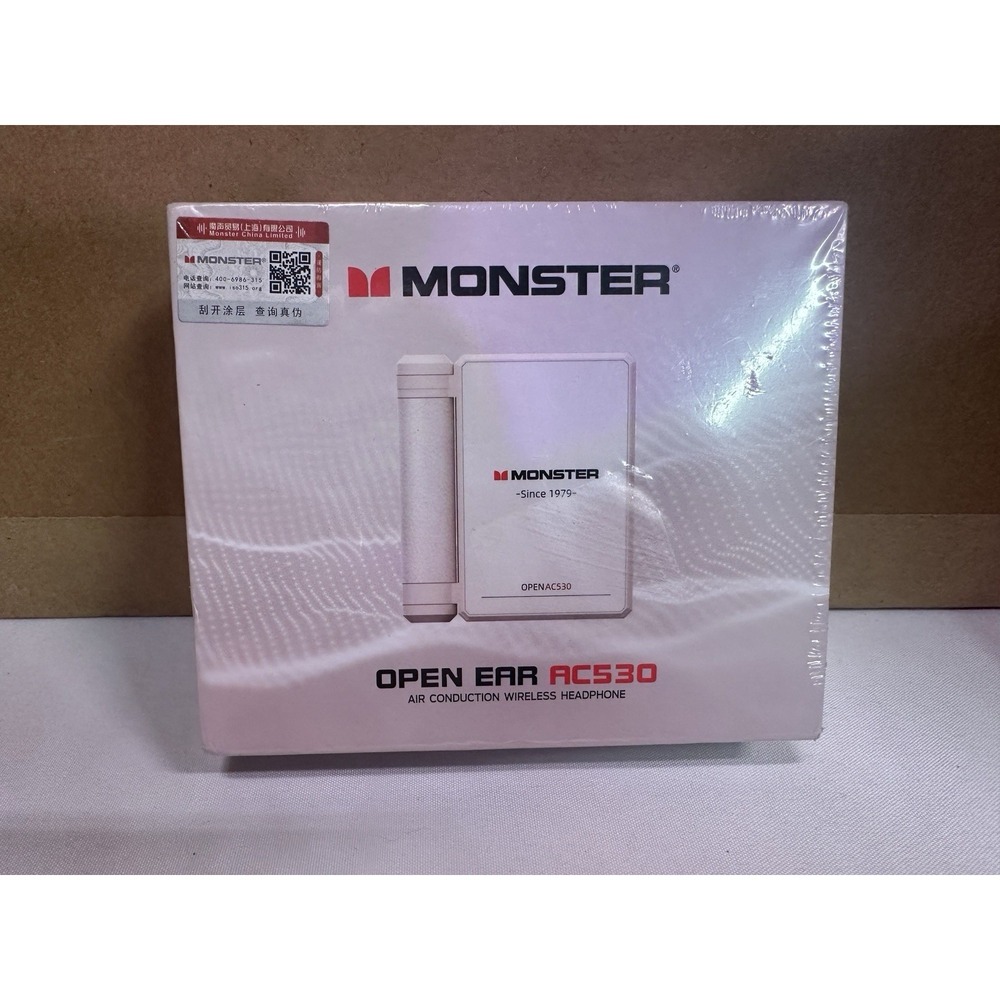 Monster Open Ear AC530 Wireless Headphones Sealed.